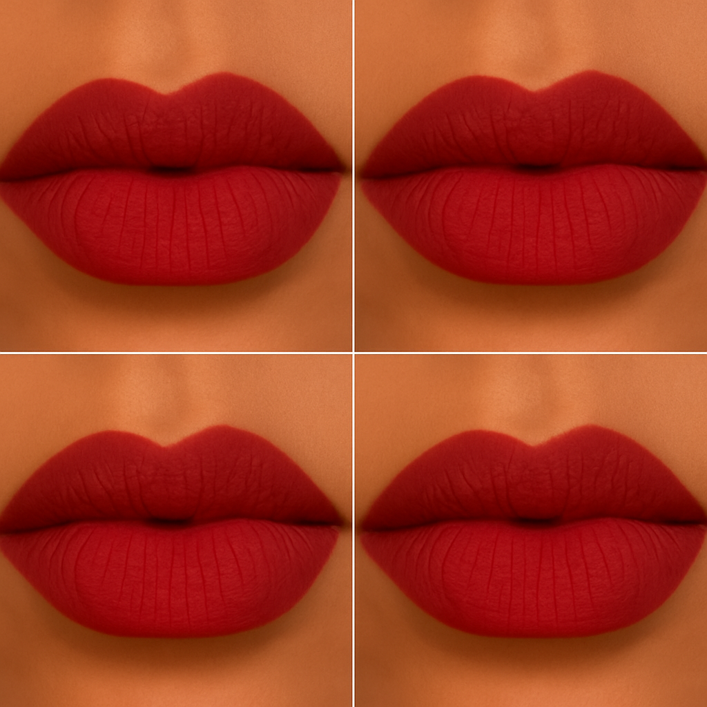 Lápiz labial líquido cremoso rojo Xotic
