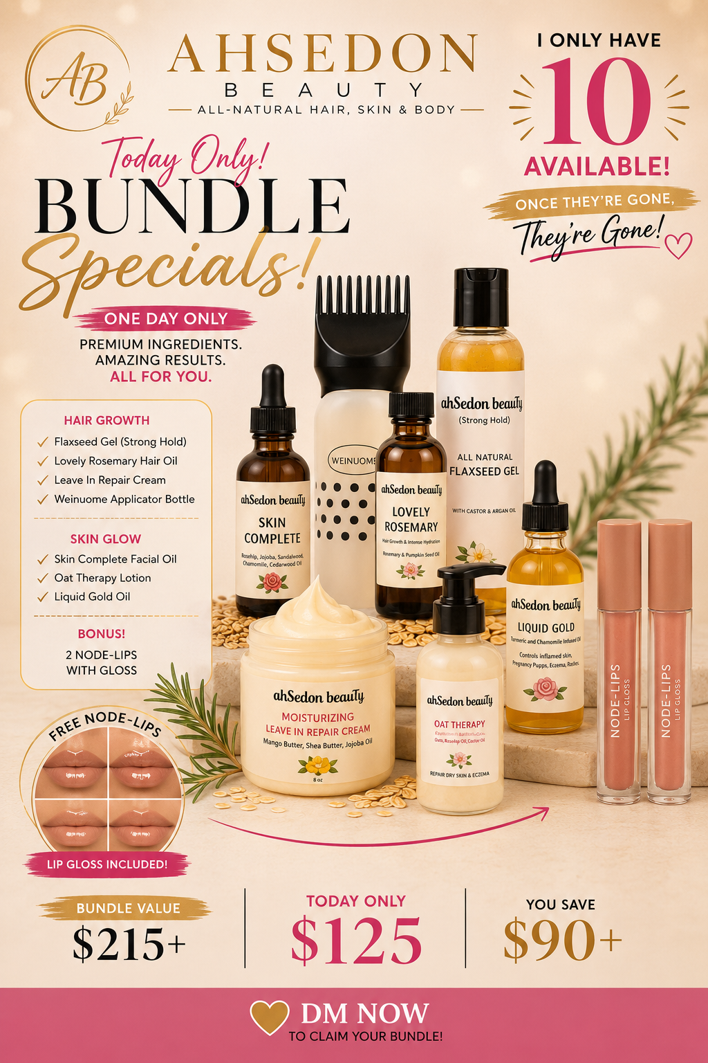 AHSEDON Beauty Ultimate Bundle – Today Only