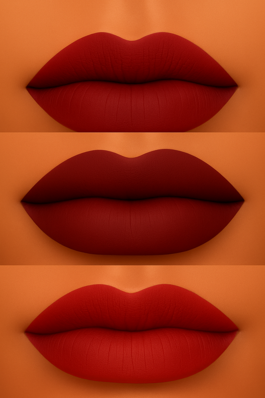 RED Liquid Lipstick MATTE  BUNDLE 3 Piece Set